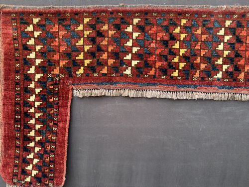 ANTIQUE TURKMEN GAPYLYKKAPLYK ERSARY TRIBES MIDDLE AMU DARYA REGION TURKMENISTAN CENTRAL ASIA - ADDITIONAL PHOTO 1
