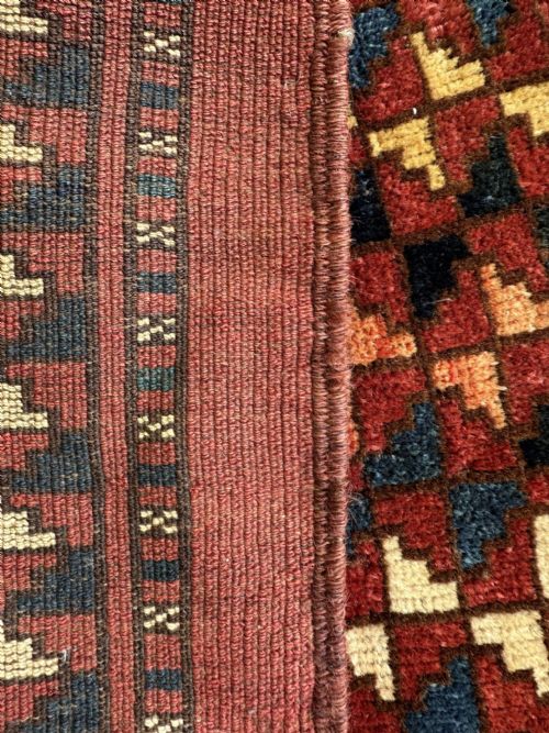 ANTIQUE TURKMEN GAPYLYKKAPLYK ERSARY TRIBES MIDDLE AMU DARYA REGION TURKMENISTAN CENTRAL ASIA - ADDITIONAL PHOTO 4