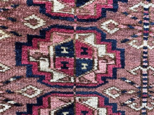 ANTIQUE TURKMEN WEDDING RUG TEKE TRIBES TURKMENISTAN CENTRAL ASIA - ADDITIONAL PHOTO 3