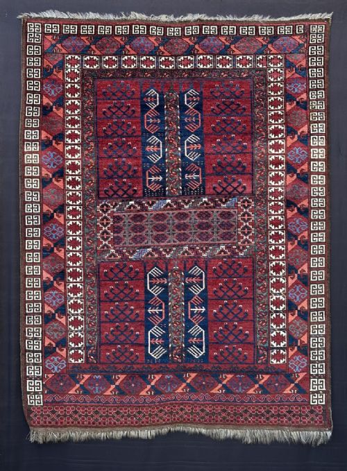 Antique Turkmen Engsi, Ersary Tribes, Trans-caspian Steppes, Turkmenistan, Central Asia.