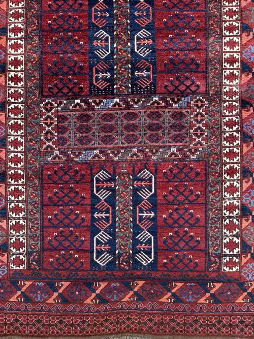 fig 1. Antique Turkmen Engsi, Ersary Tribes, Trans-Caspian Steppes, Turkmenistan, Central Asia.