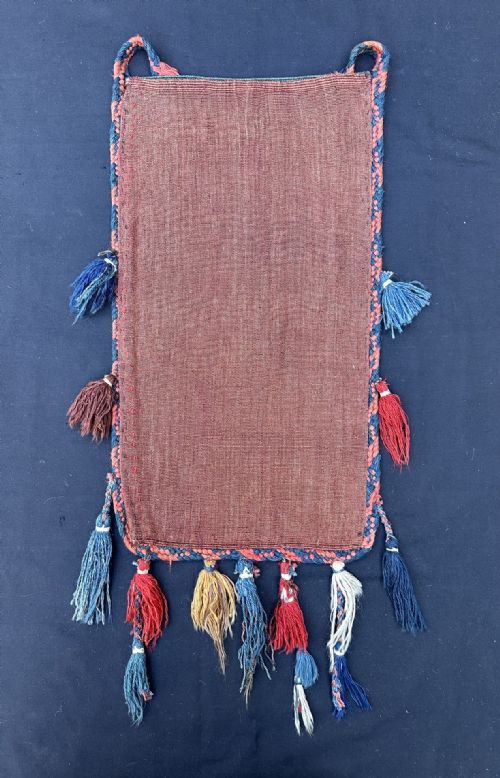 ANTIQUE TURKMEN SPINDLEBAG YOMUT TRIBES TRANSCASPIAN STEPPES TURKMENISTAN CENTRAL ASIA - ADDITIONAL PHOTO 2