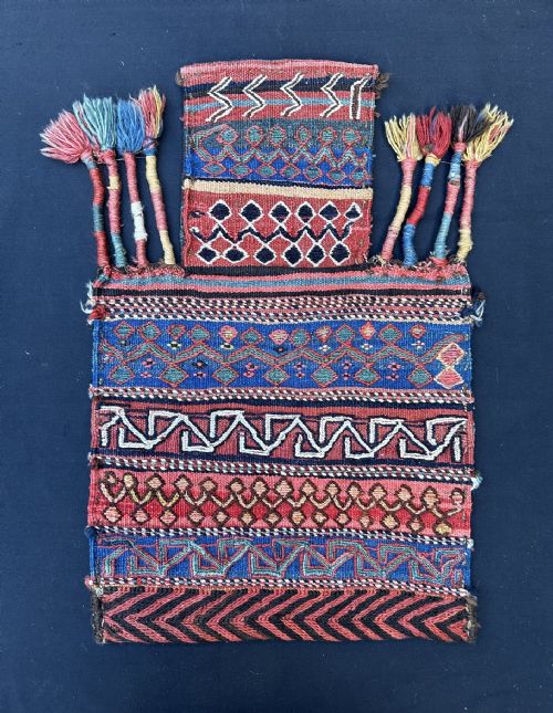 Antique Salt-bag, Lors of Kohkiluyeh, Luristan, Western Persia.