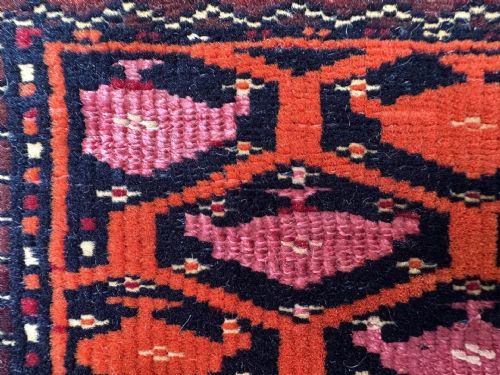 ANTIQUE TURKMEN JOLLAR SARIQ TRIBE YOLATAN OASIS TURKMENISTAN CENTRAL ASIA - ADDITIONAL PHOTO 7