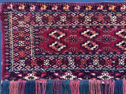 ANTIQUE TURKMEN KAP TEKE TRIBES MERV OASIS TURKMENISTAN CENTRAL ASIA - ADDITIONAL PHOTO 1