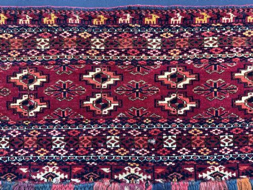 ANTIQUE TURKMEN KAP TEKE TRIBES MERV OASIS TURKMENISTAN CENTRAL ASIA - ADDITIONAL PHOTO 3