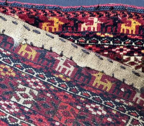 ANTIQUE TURKMEN KAP TEKE TRIBES MERV OASIS TURKMENISTAN CENTRAL ASIA - ADDITIONAL PHOTO 7