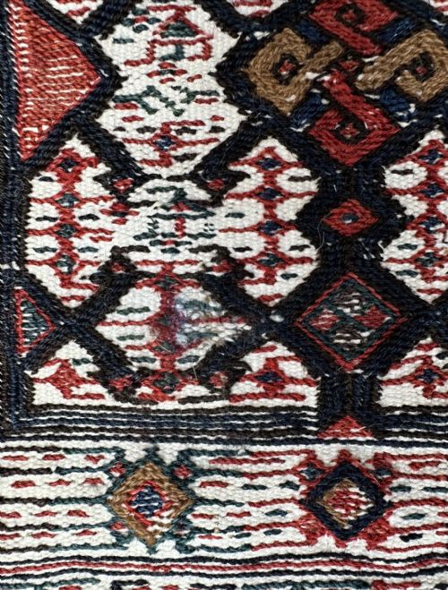 ANTIQUE QASHOQDAN SPOONBAG LORIBAKHTIARI TRIBES THE CHAHAR MAHAL WESTERN PERSIA - ADDITIONAL PHOTO 2