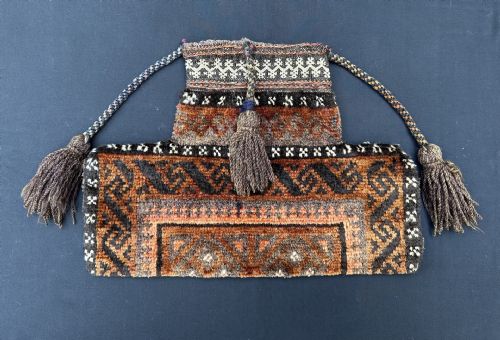 Antique Tobacco Bag, Baluch Tribes, Western Afghanistan.
