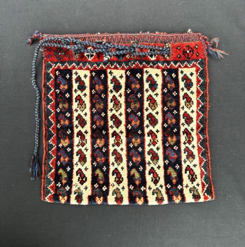 Antique Vanity-bag, Qashqa'i Confederacy, Amaleh Tayefeh, Igder Tireh, Fars Province, South-west Persia.