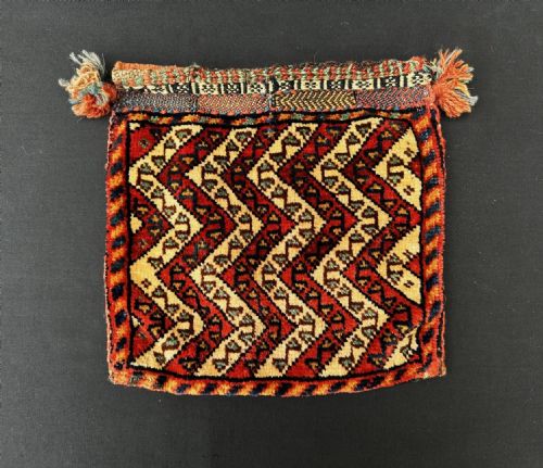 Antique Vanity-bag, Qashqa'i Confederacy, Kashkuli Tayefeh, Fars Province, South-west Persia.