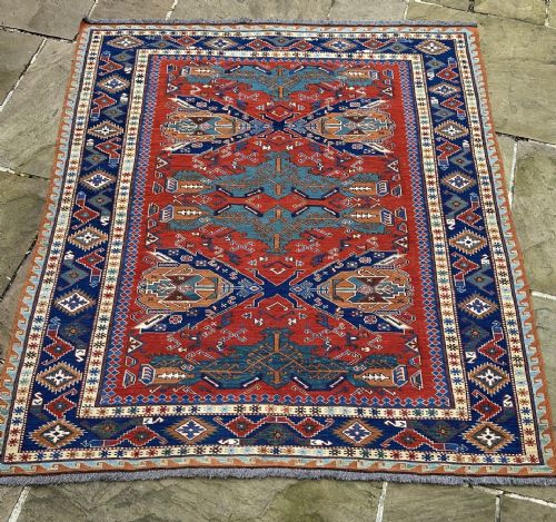 Antique Soumak Rug, Daghestan, Eastern Caucasus.