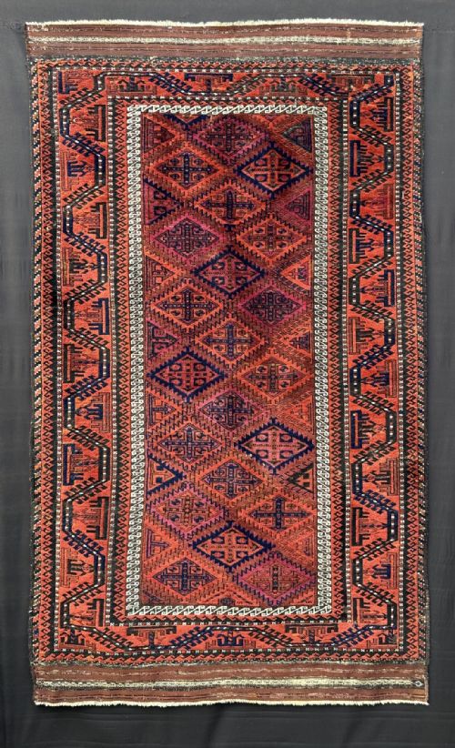 Antique Baluch Tribal Rug, Khorasan Province, North-east Persia.