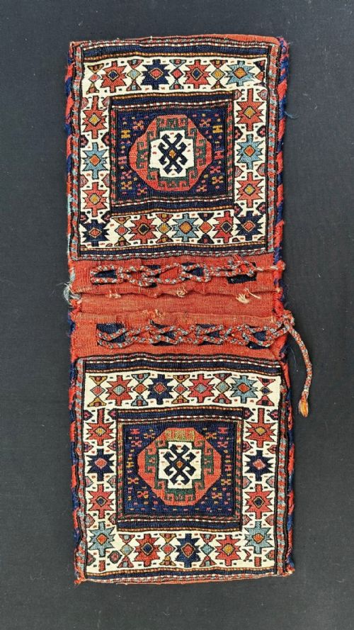 Antique Mini Saddle-bags, Shahsevan Nomads of Moghan, Azerbaijan.