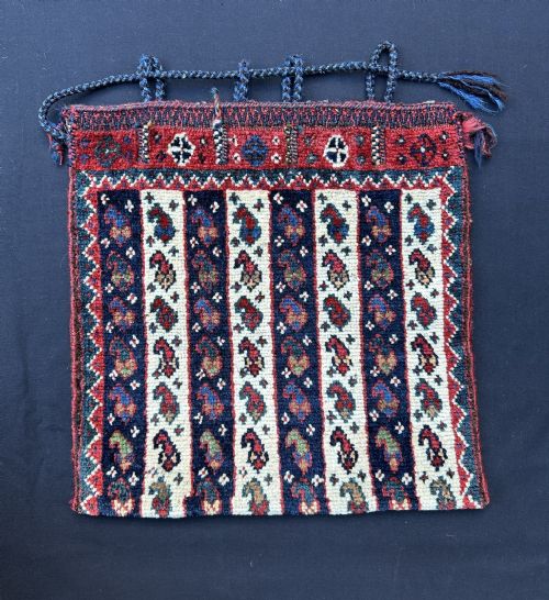 Antique Vanity-bag, Qashqa'i Confederacy, Amaleh Tayefeh, Igder Tireh, Fars Province, South-west Persia.