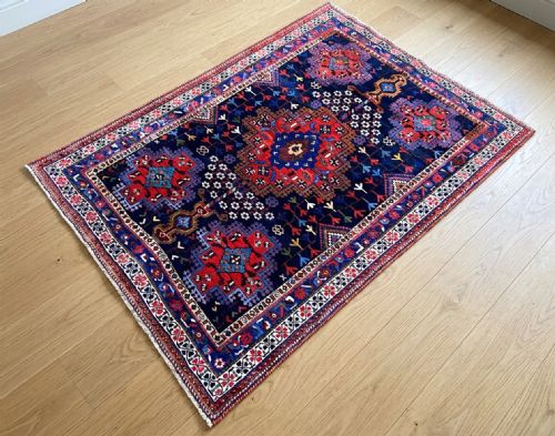 Antique Afshar Rug, Neiriz Region, Kerman Province, South Persia.