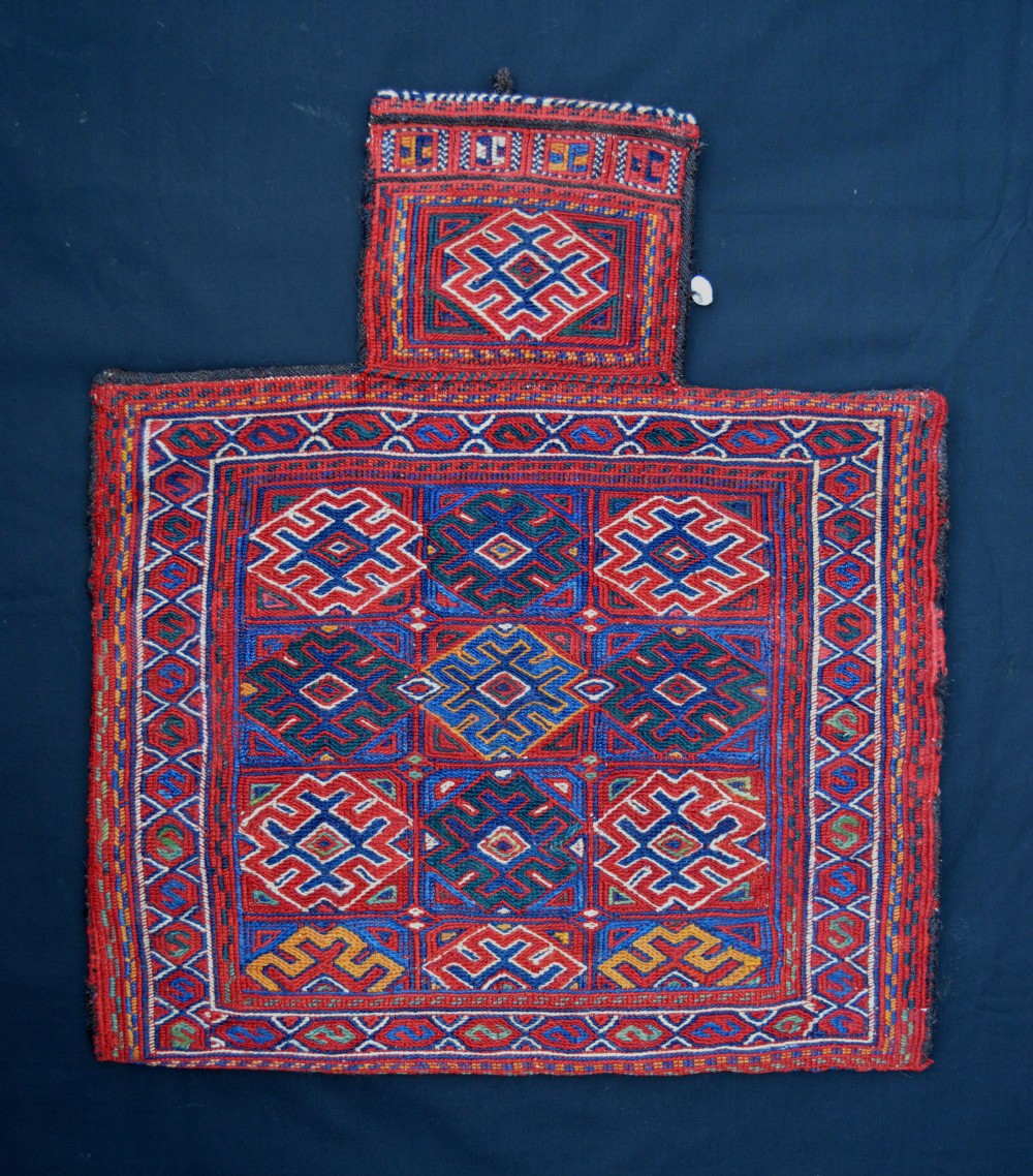 Antique Salt Bag, Afshar Tribes of Kerman Province, Southern Persia.