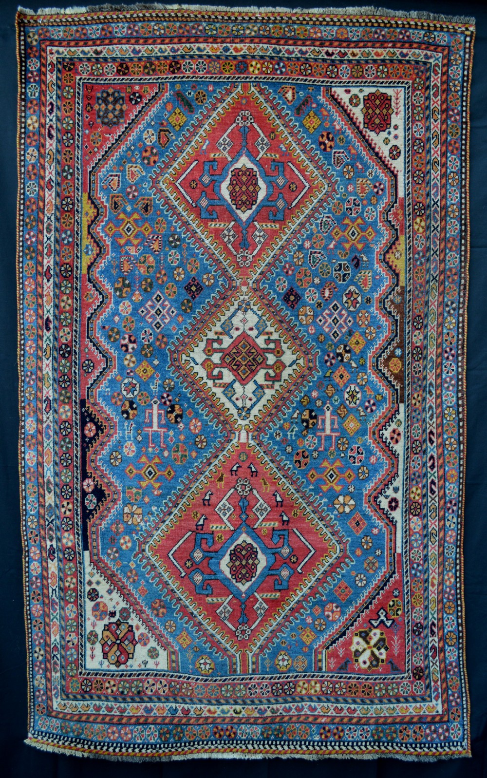 Antique Qashqa'i Rug, Fars Province, South-West Persia