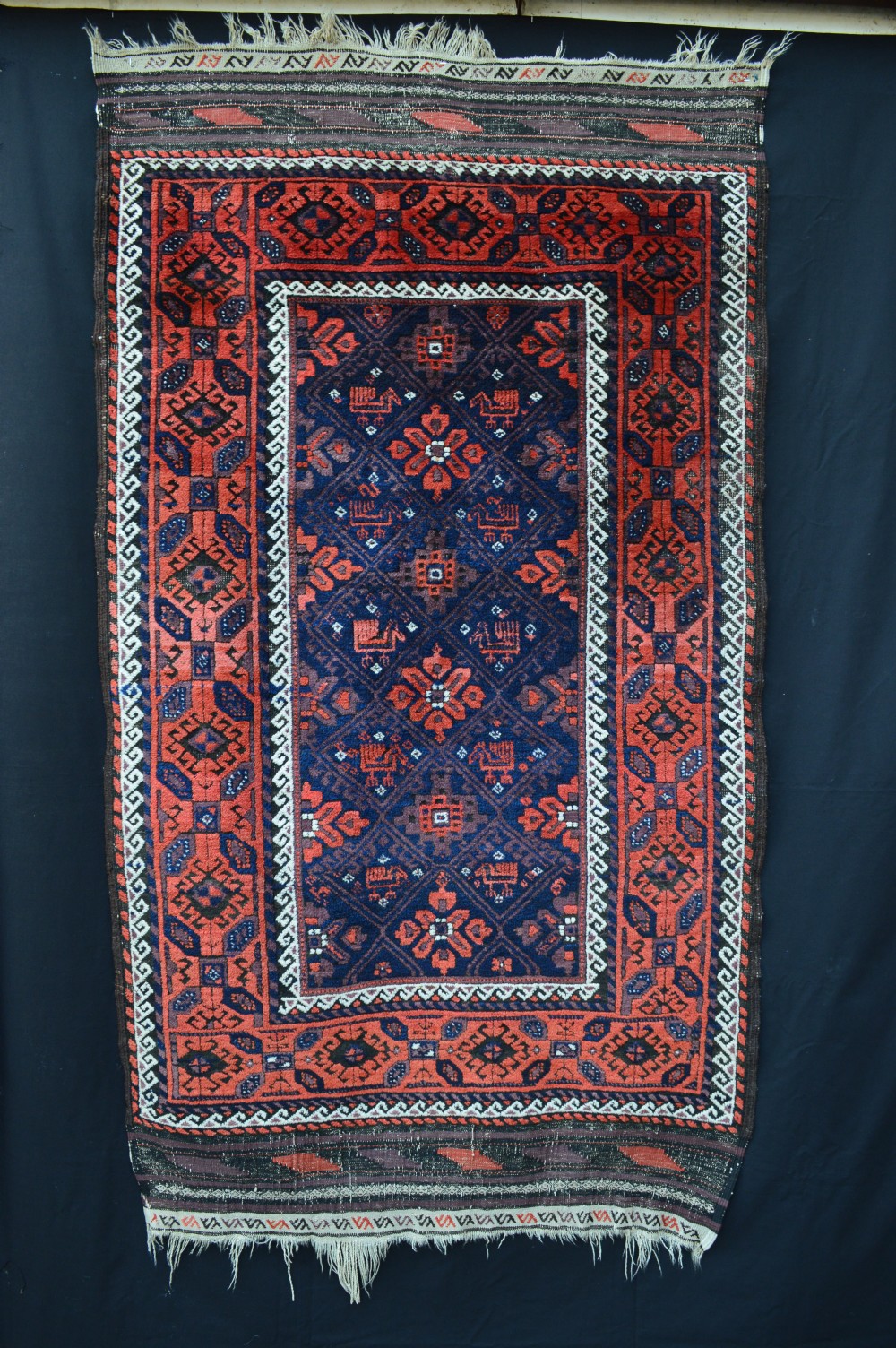 Antique Baluch Tribal Rug, Khorassan Province, North-East Persia