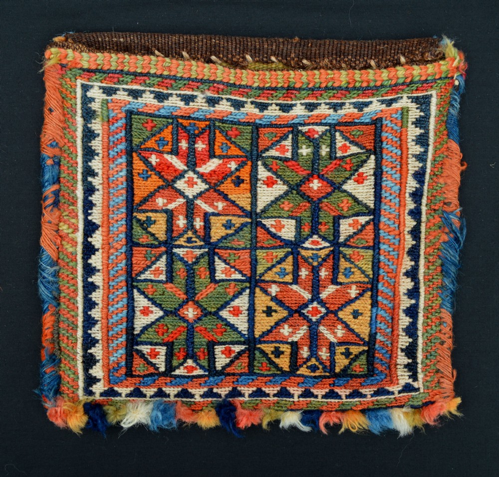 Antique Chanteh (Vanity Bag), Qashqa'i Tribes, Fars Province, South-West Persia.
