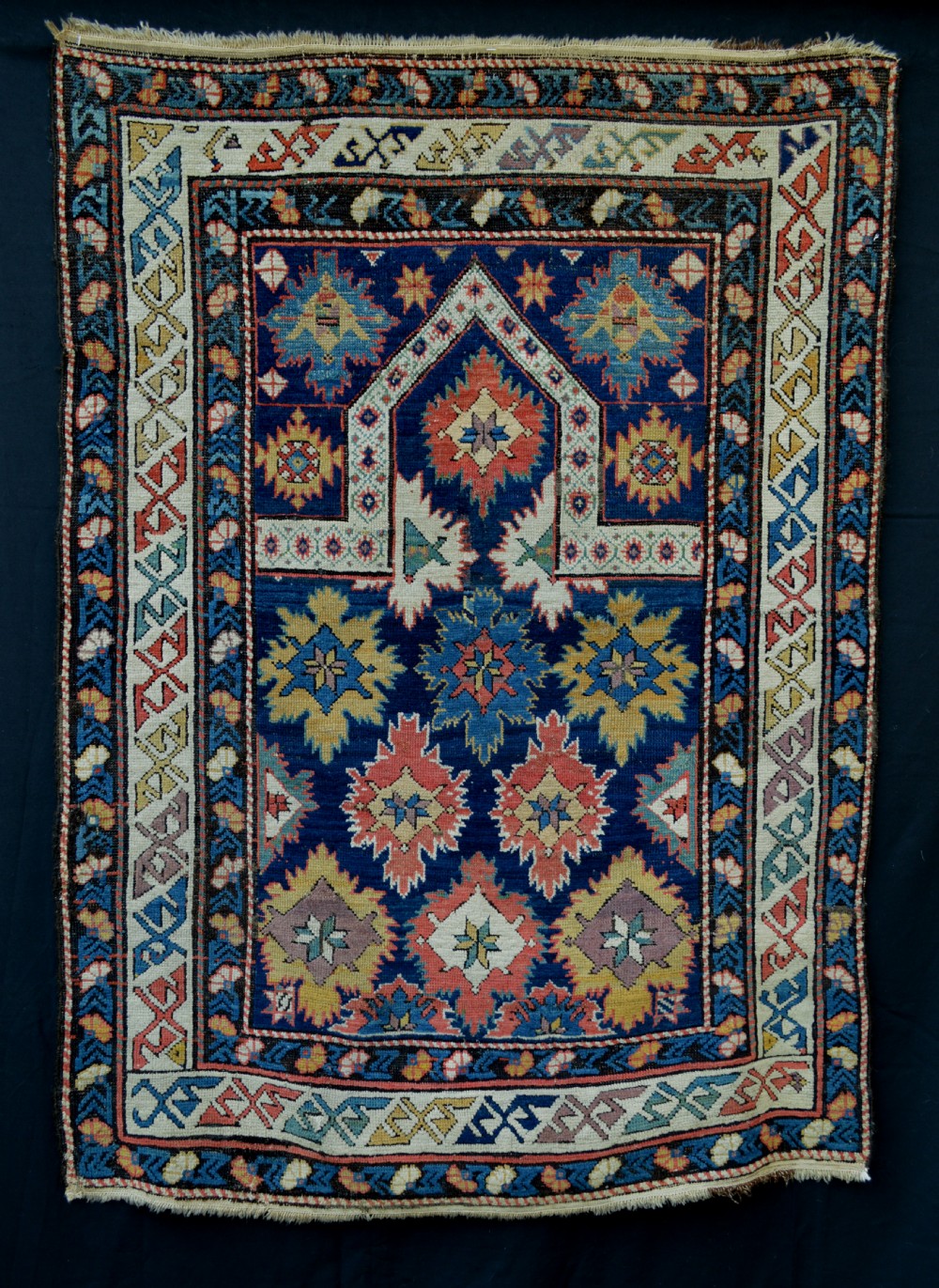 Antique Prayer Rug, Kuba, Eastern Caucasus