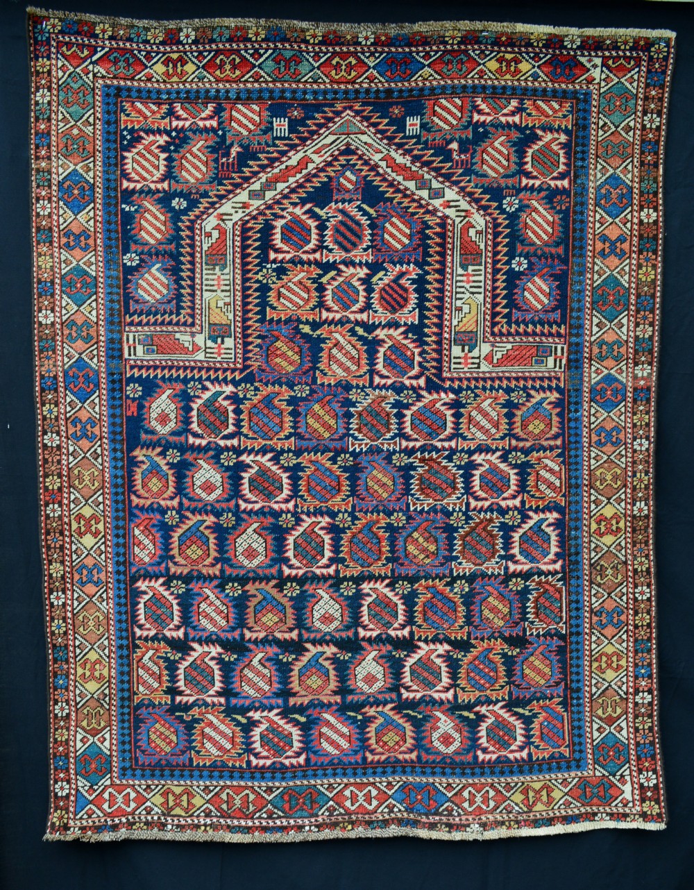 Antique Prayer Rug, Marasali, Eastern Caucasus