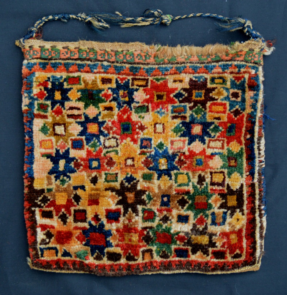 Antique Chanteh (Vanity Bag), Qashqa'i Tribes, Fars Province, South-West Persia.