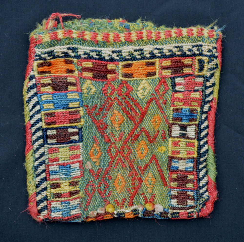 Antique Chanteh (Vanity Bag), Qashqa'i Tribes, Fars Province, South-West Persia.