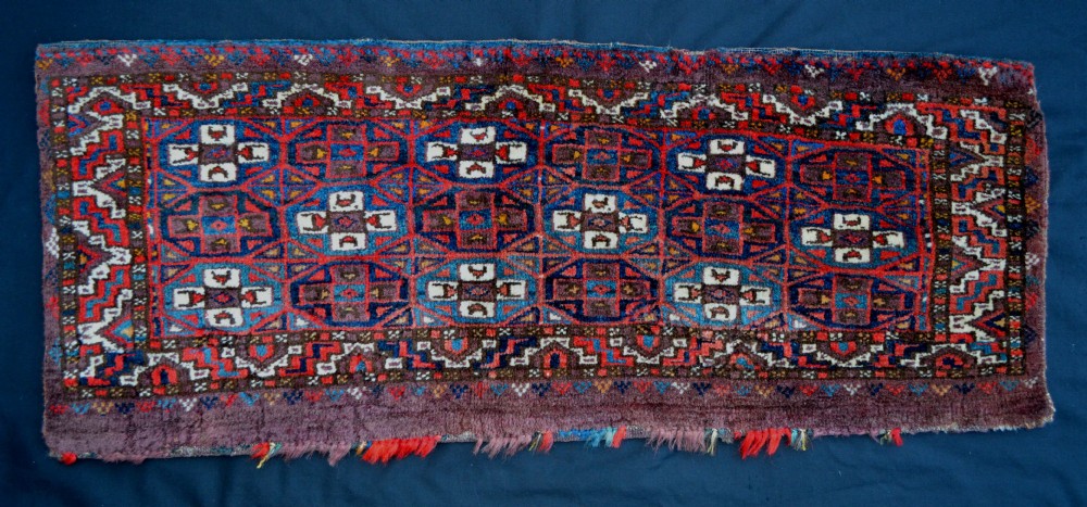 Antique Torba, Yomut Turkmen Tribes, Trans-Caspian Steppes, Turkmenistan, Central Asia.