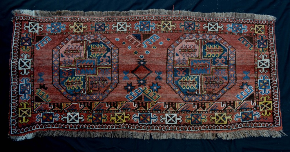 Antique Turkmen Torba, Ersari Tribes, Beshir, Turkmenistan, Central Asia