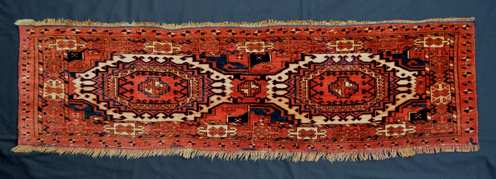 Antique Turkmen Torba, Kizyl Ayak Tribes, Turkmenistan, Central Asia.