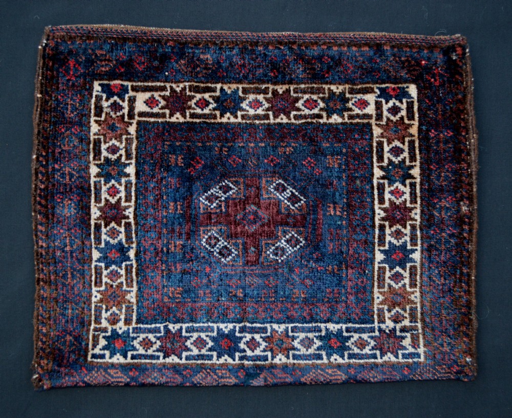 Antique Baluch Chanteh (vanity-bag), Mushwanni Tribe, South-East Persia.