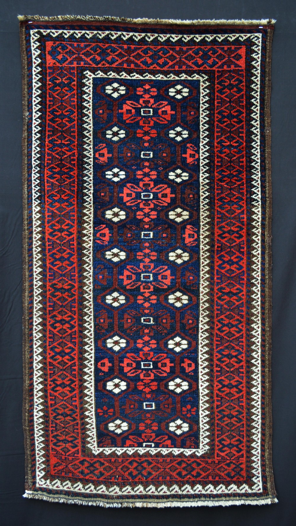 Antique Baluch Tribal Rug, Khorassan Province, North-East Persia.