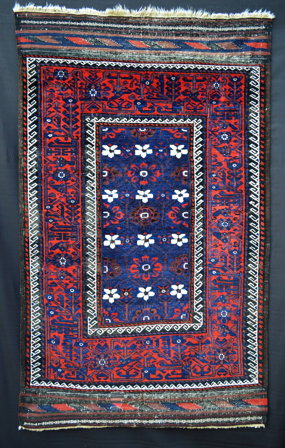 Antique Baluch Rug, Jehan Begi Tribe, Khorassan Province, North-East Persia.