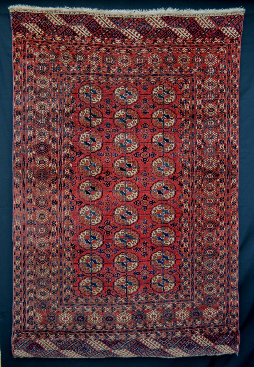 Antique Turkmen Rug, Tekke Tribes, Turkmenistan