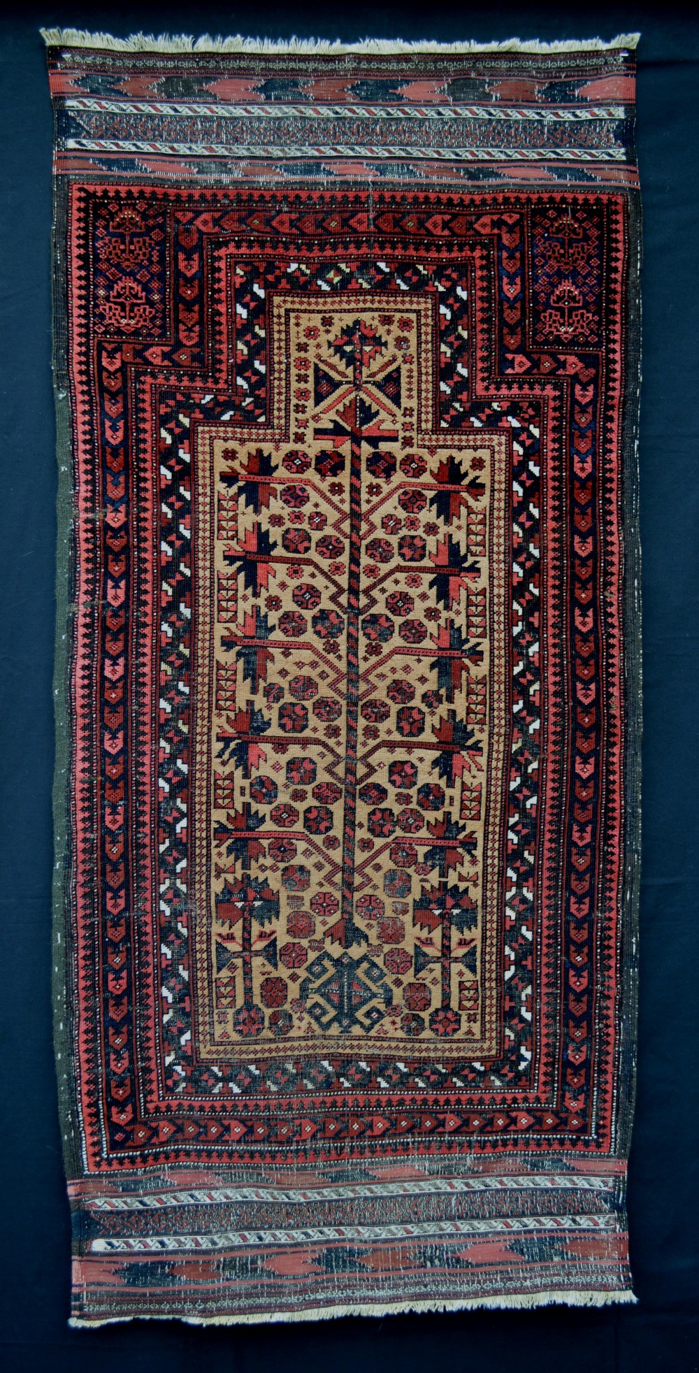 Antique Prayer-Rug, Timuri Yaqoub Khani Tribe, Borderlands of Eastern Persia/Western Afghanistan.