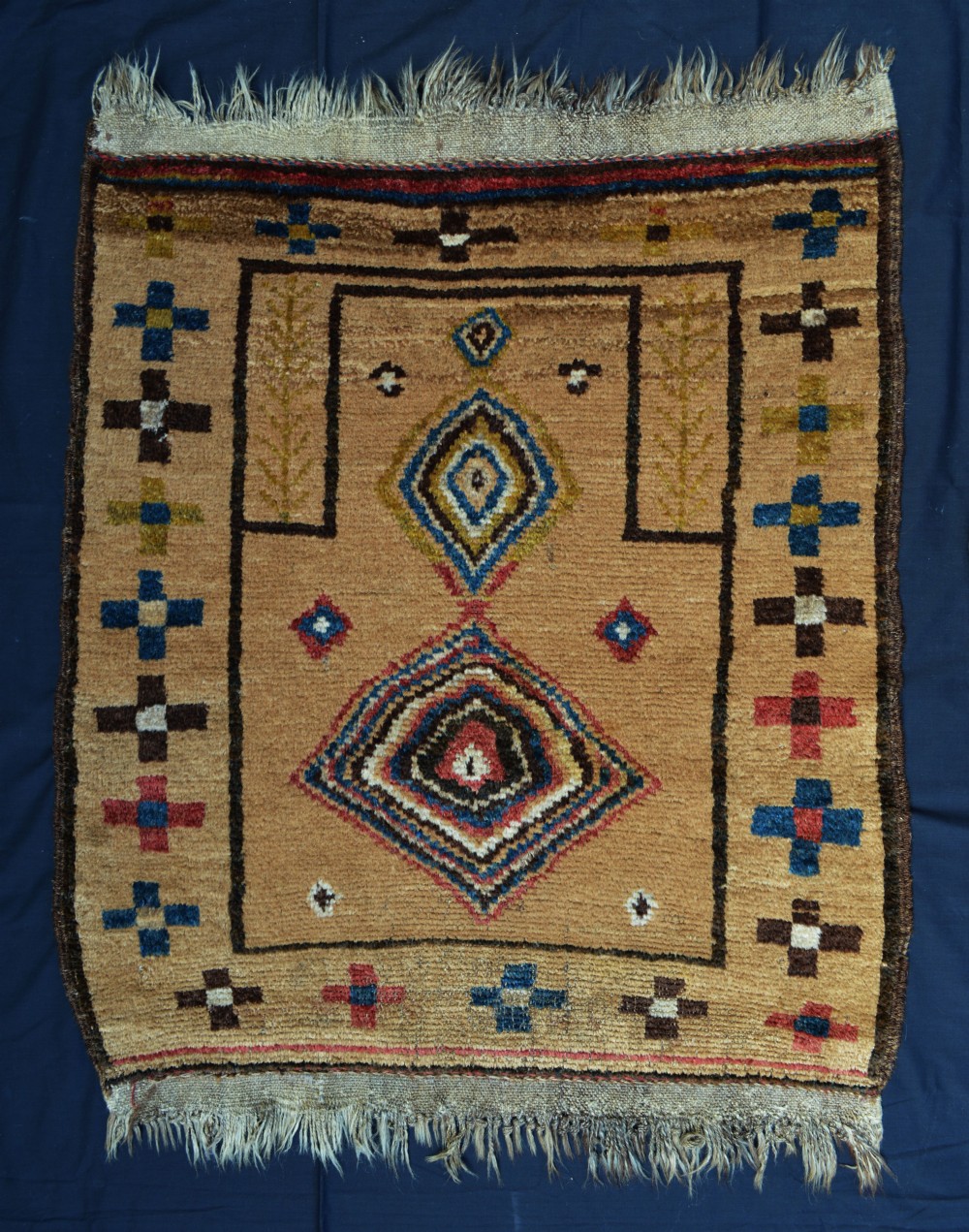 Antique Prayer-Rug, Taimani- Baluch Nomads, Western Afghanistan.