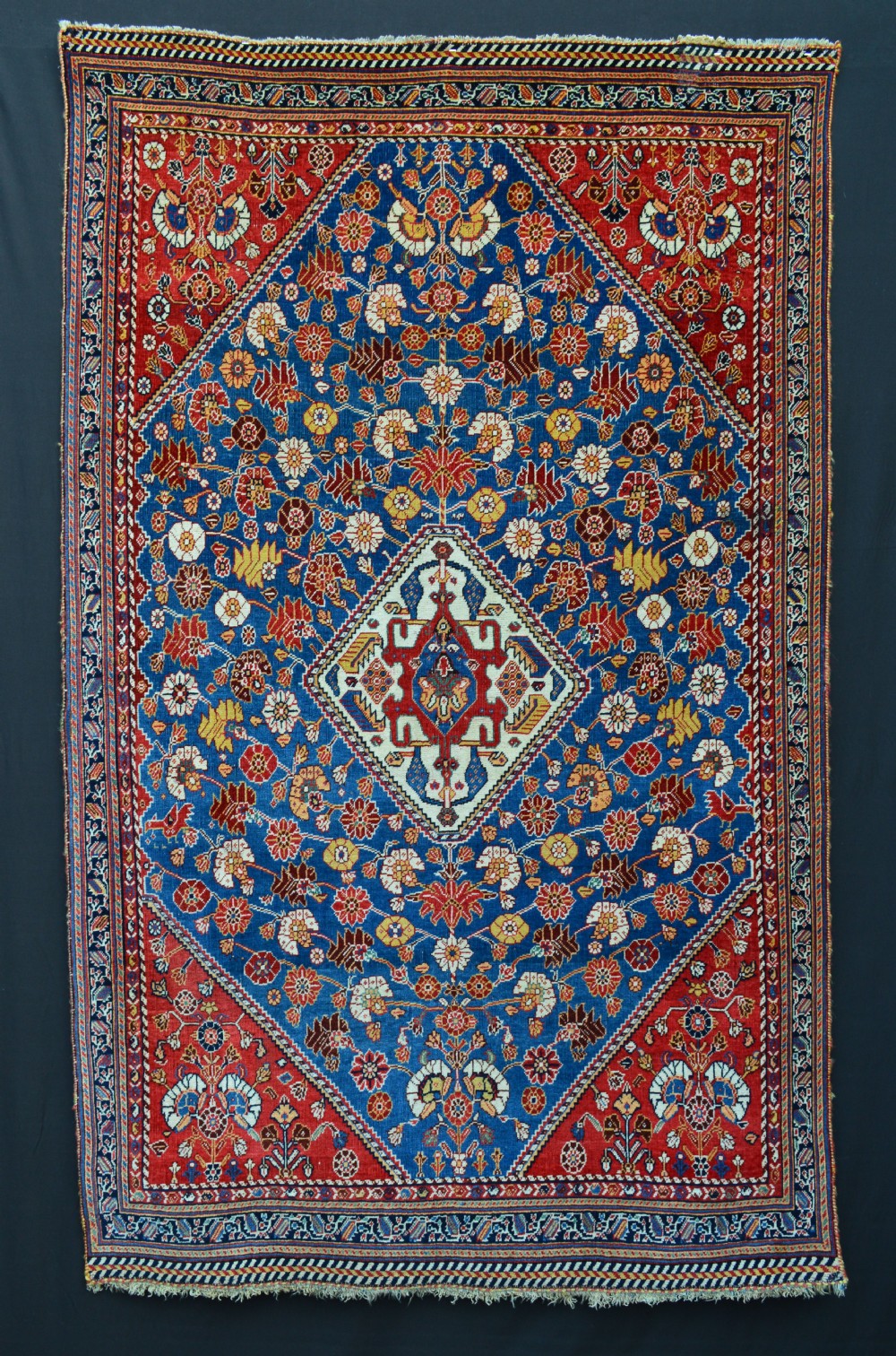 Antique Qashqa'i - Kashkuli Rug, Fars Province, South-West Persia.