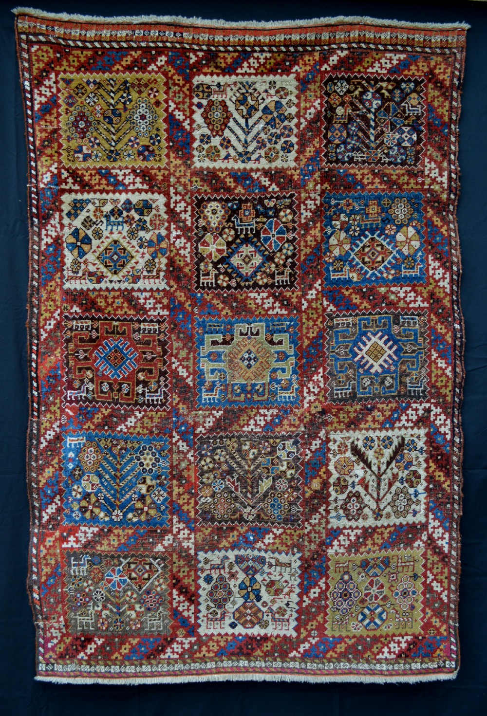 Antique Qashqa'i Rug, Fars Province, South West Persia