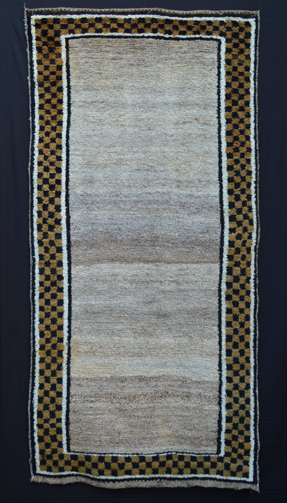 Antique Gabbeh, Qashqa'i Nomads, Fars Province, South-West Persia.