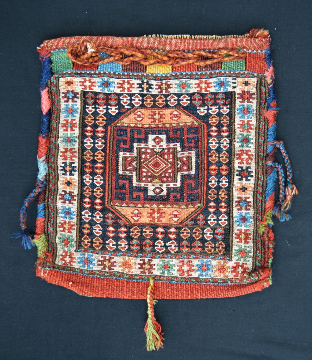Antique Half Saddle-Bag, Kordi Nomads, Quchan Region, Khorassan Province, North-East Persia.