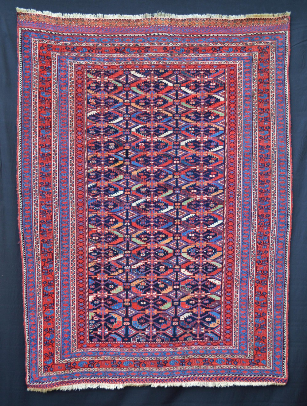 Antique Afshar Tribal Rug, Kerman Province, South Persia