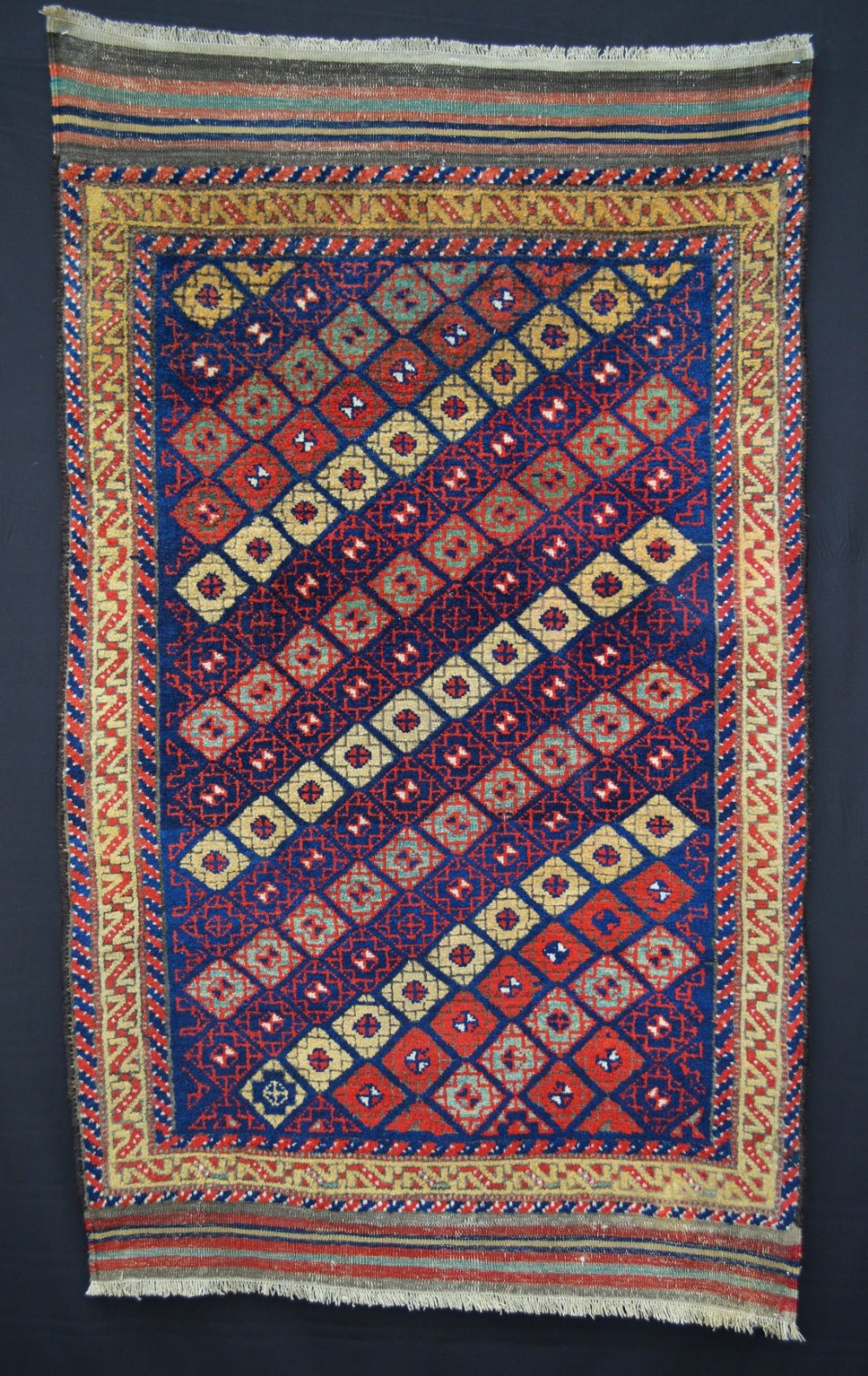 Antique Kordi Tribal Rug, Kurds of Quchan, Khorassan, North-East Persia.