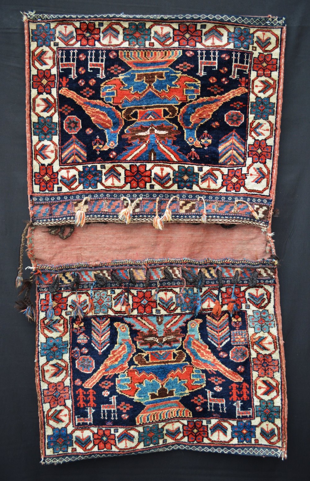 Antique Saddle-Bags, Afshar Tribes, Kerman Province, Southern Persia.
