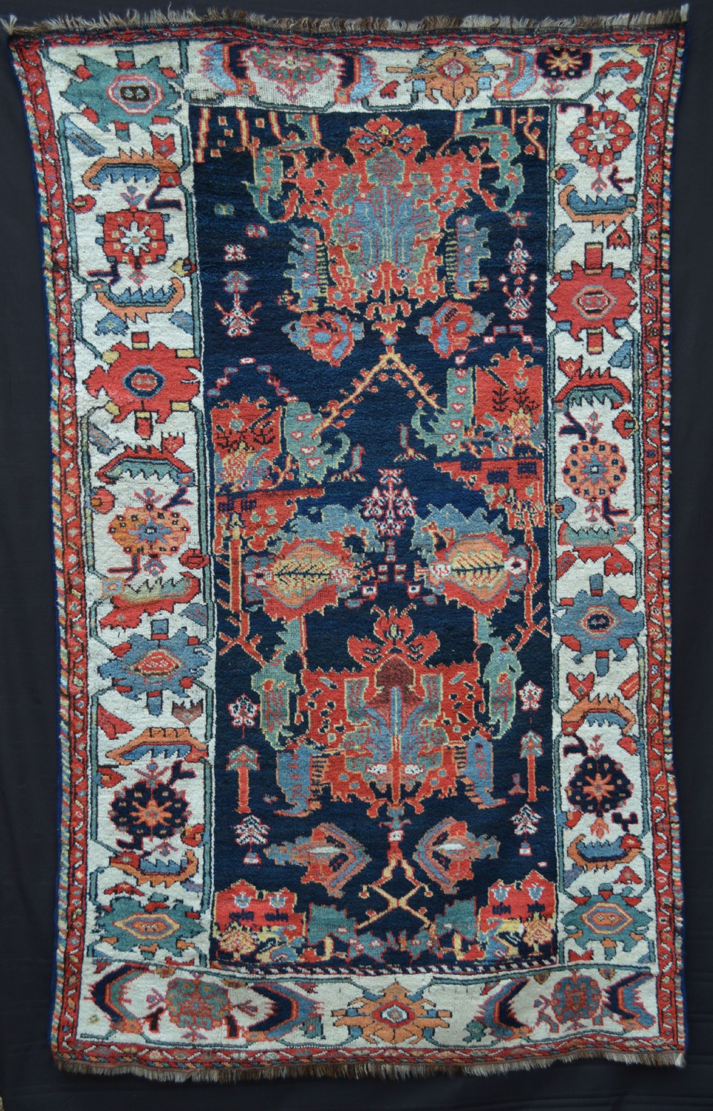 Antique Bakhtiari Tribal Rug, The Chahar Mahal, Western Persia.