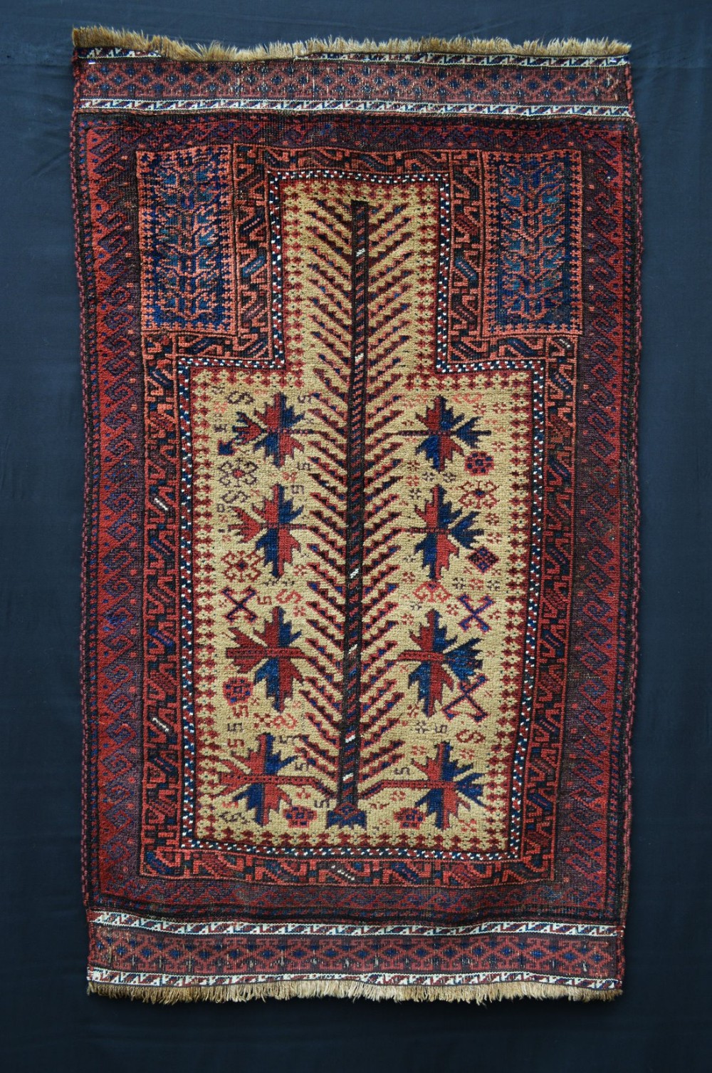 Antique Prayer-Rug, Timuri Tribes, Western Afghanistan.