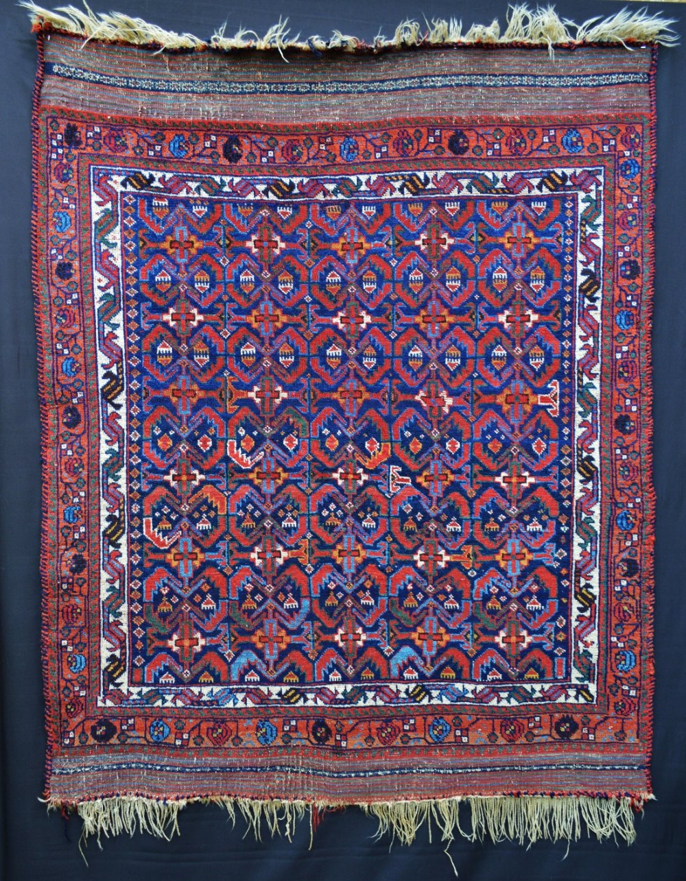 Antique Afshar Tribal Rug, Sirjan Region, Kerman Province, South Persia.