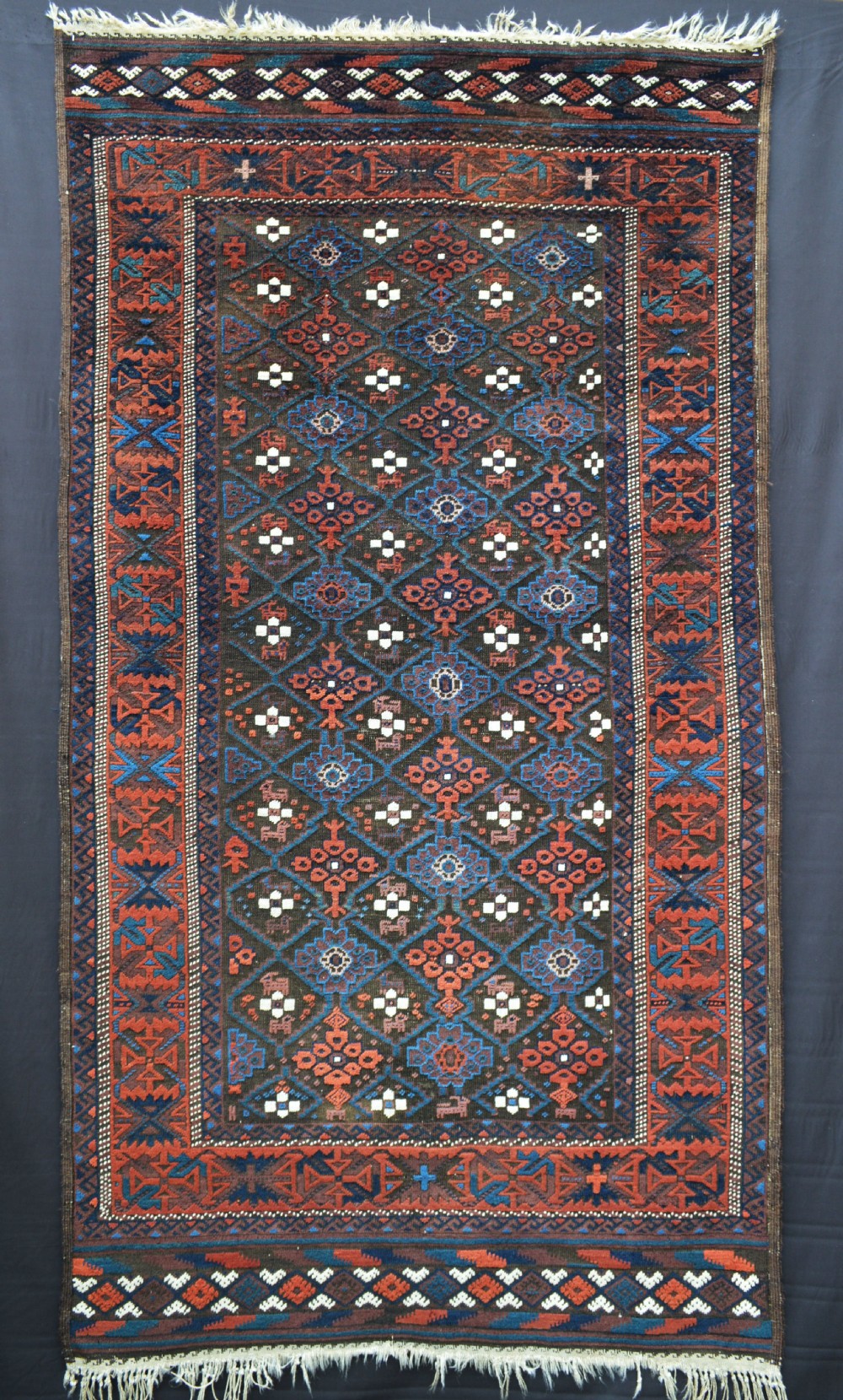 Baluch Tribal Rug, Khorassan Region, North-West Persia.