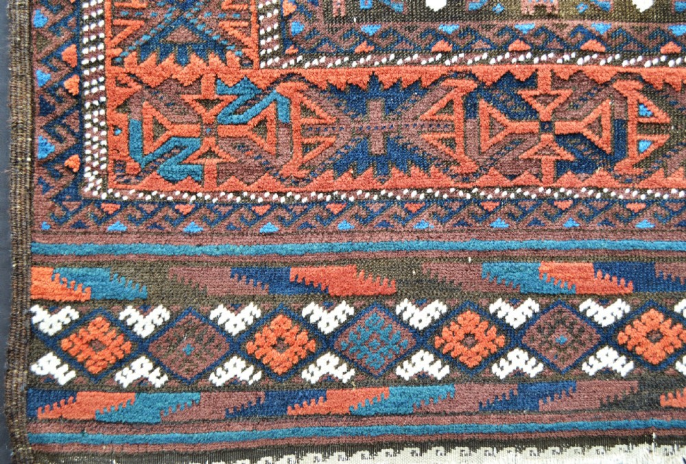 Baluch Tribal Rug, Khorassan Region, North-West Persia. View IV