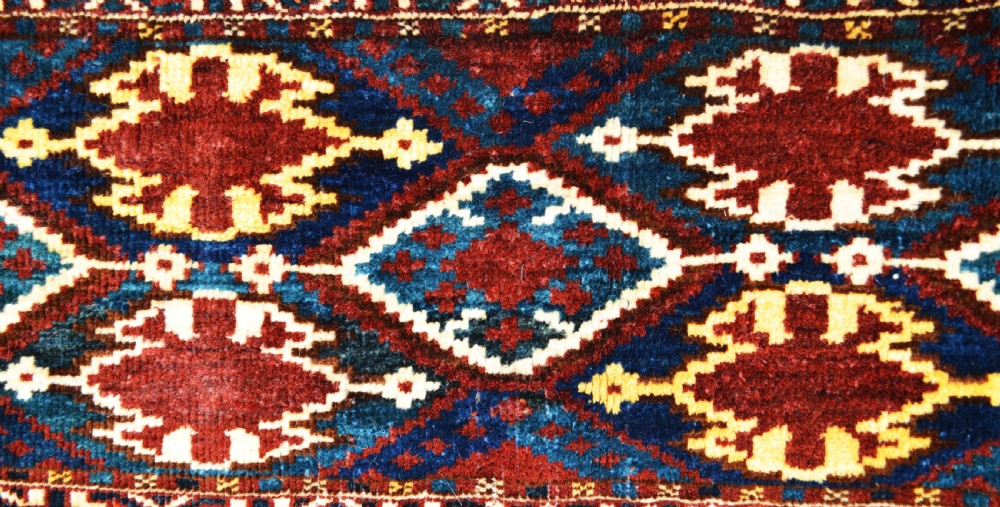 Antique Turkmen Torba, Ersary Tribes, Middle Amu Darya Region, Turkmenistan View III